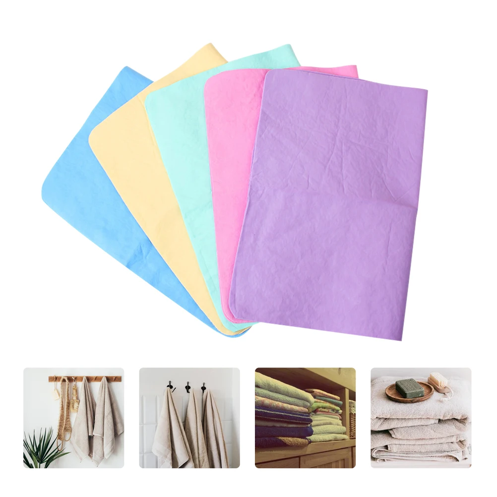 

5 Pcs Pet Towel Cleaning Dog Towels Drying Dogs Grooming Bath for Super Absorbent Pets Cat