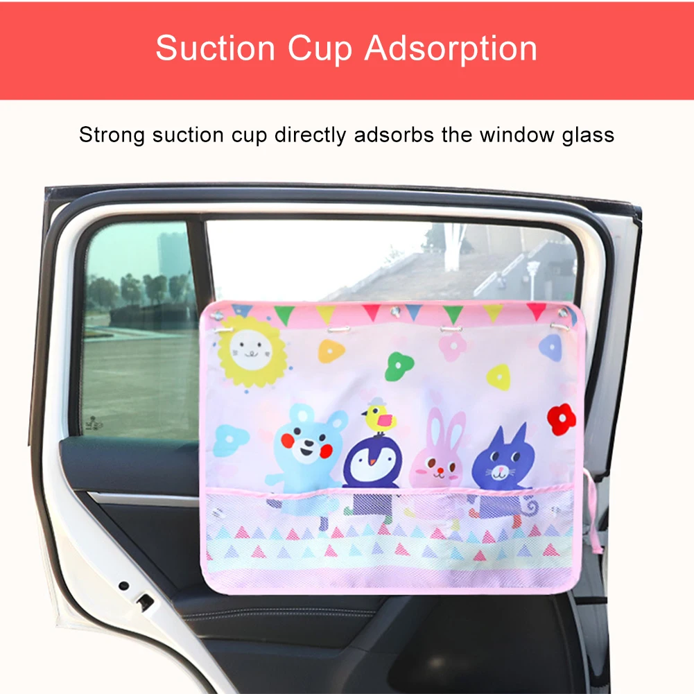 Auto Sonnenschutz UV-Schutz Für Kinder Kinder Vorne Hinten Windschutzscheibe Vorhang Seite Fenster Einstellbare Styling Auto Sonnenschirm Sommer – Detail 8