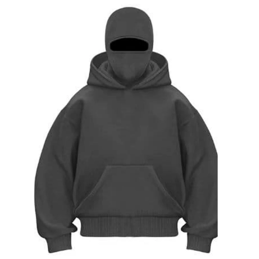 Integrated for top Men Double Hats Hoodie Machine Washable 96 Percent Polyester Blend 4 Percent Spandex Stretch