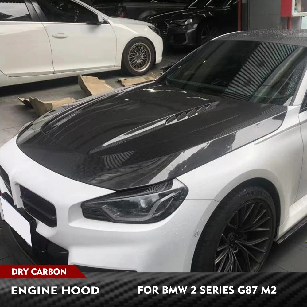

For BMW 2 Series G87 M2/ 2 Series 230i M240i G42 2022 2023 Prepreg Dry Carbon Car Front Engine Bonnet Hood Front Body Body Kits