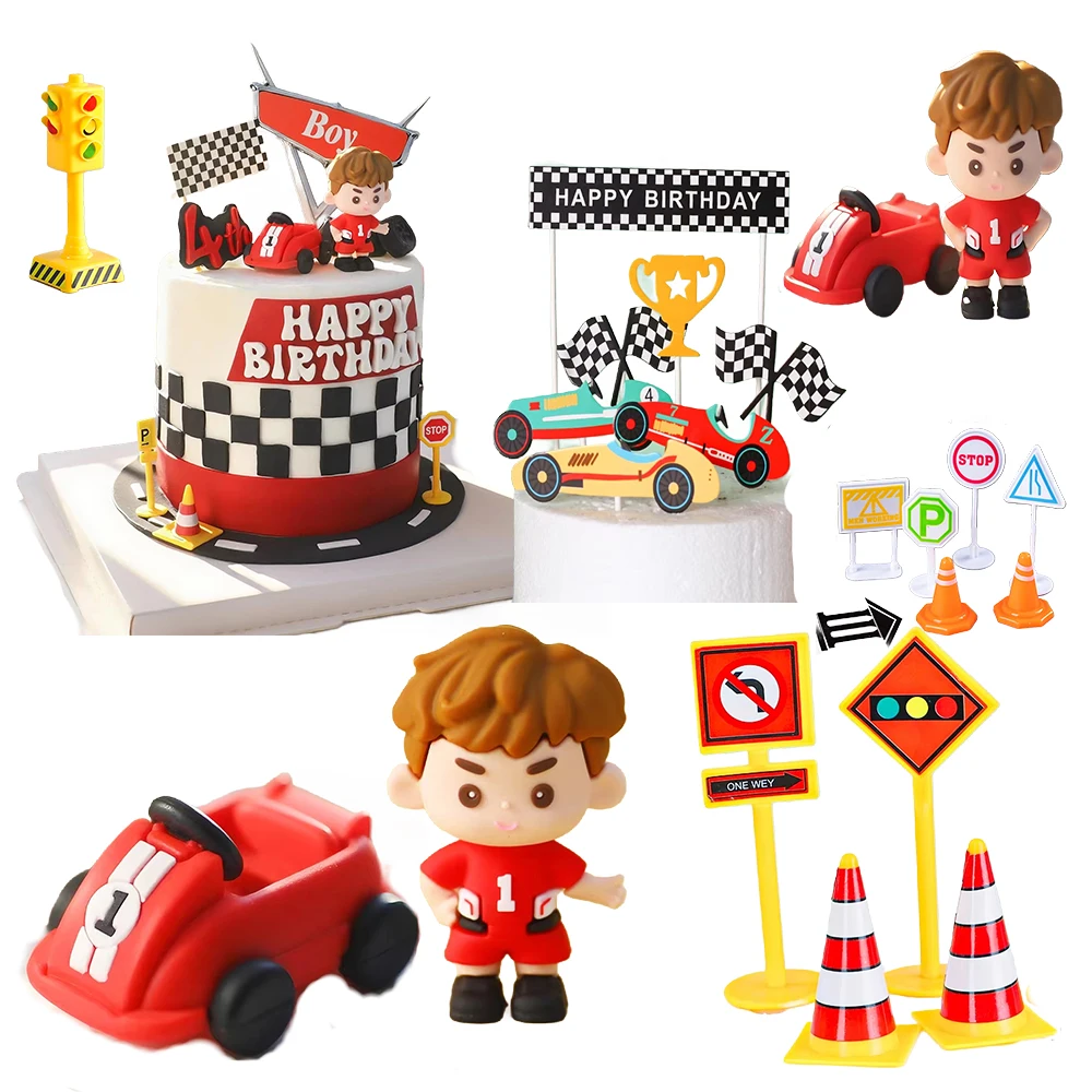 Cartoon Boy Racing …