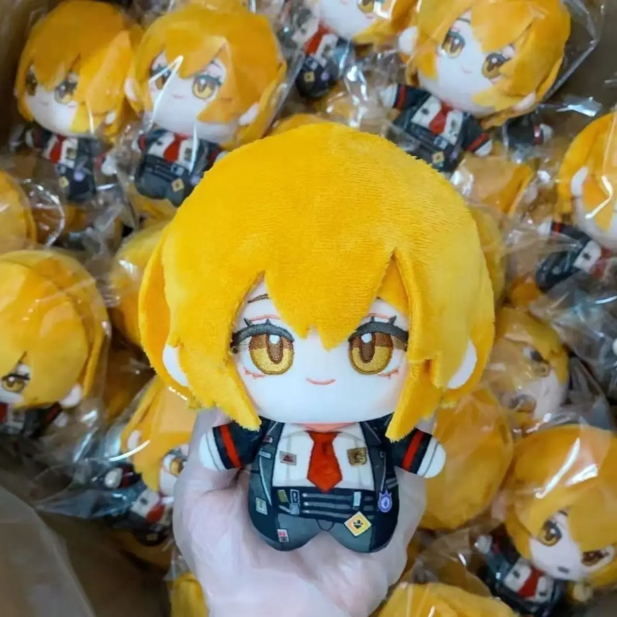 

10cm Cotton Plush Doll Cos Anime Limbus Company Don Quixote Kawaii Mini Stuffed Toy Keyring Figure Pendant Props Kids Cute Gift