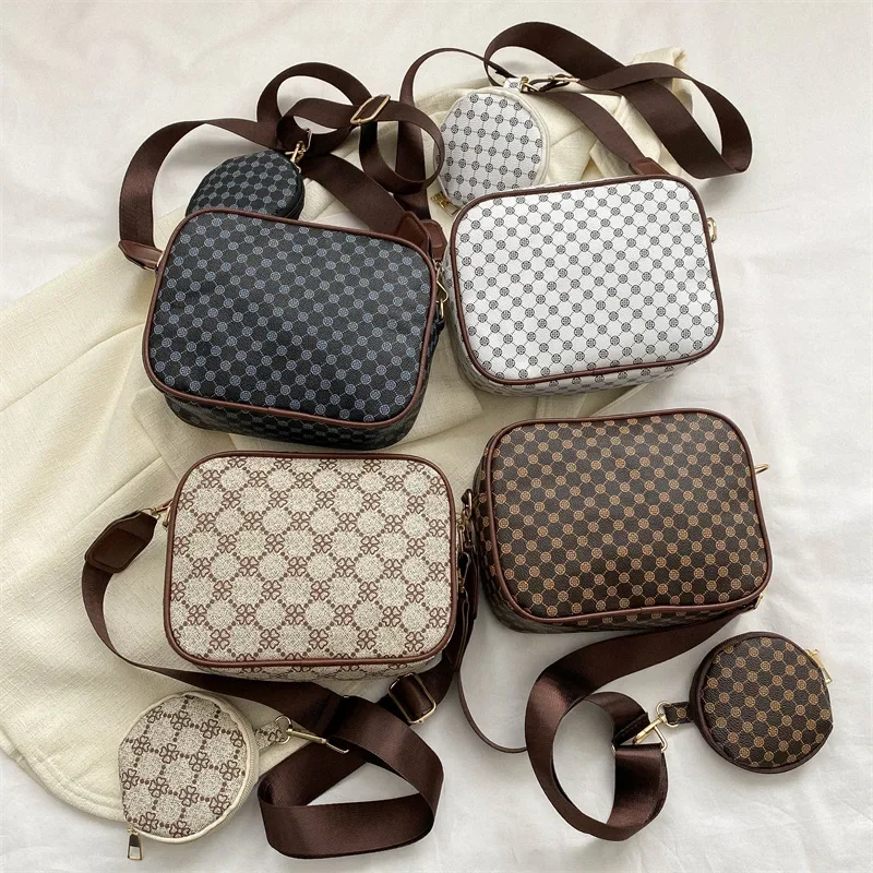 

Vintage Pattern Single Shoulder Bag with Small Purse Trend Versatile Women Crossbody Bag Fashion Casual Multifunctional Handbag