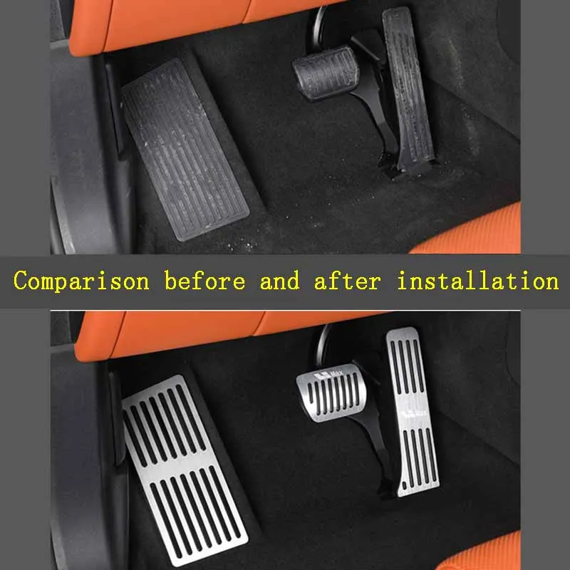 Car Accelerator Brake Pedal Protection Decoration Cover Interior Styling Accessories For LEADING IDEAL LiXiang L7 L8 L9