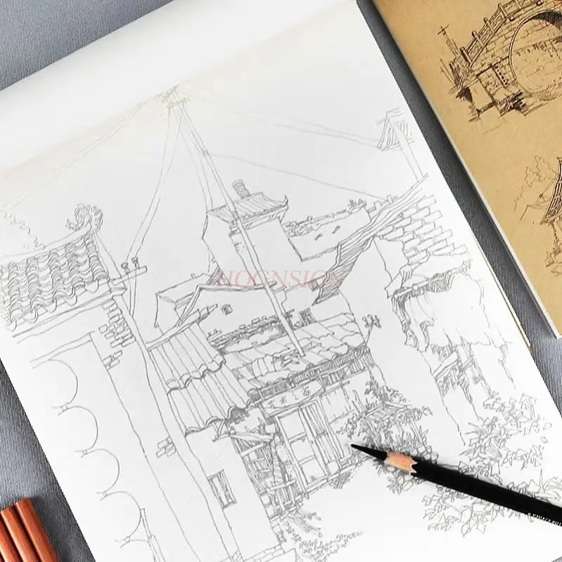 

1 шт. для начинающих с нулевым тональным рисунком, эскизом, подкладкой, ландшафтным эскизом, эскизом, копированием, шаблоном