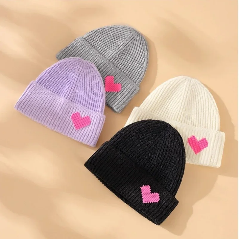 KUFUN Knitted Wool Blend Hat for Skiing Hiking Unisex Girls Lady Men Outdoor Winter Sports Cycling Warm Windproof Simple Cap