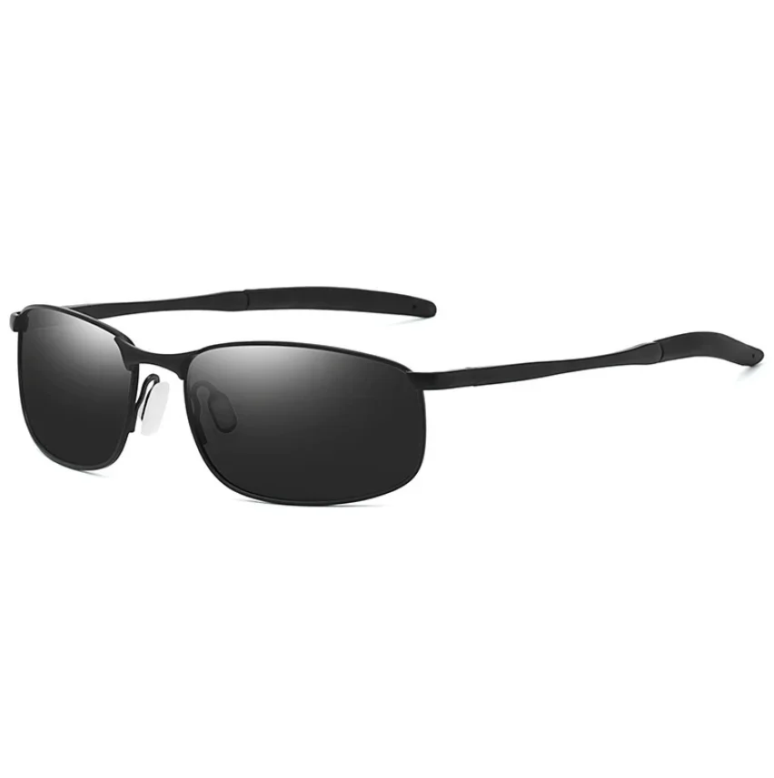 FELRES Rezept Polarisierte Metall Myopie Sonnenbrille Männer Fahren Blau Schatten Sonnenbrille Fertig Kurzsichtige Gläser Negative Dioptrien 3