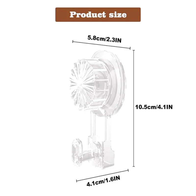 5 pçs rotação ventosa gancho 22 lb resistente à prova dwaterproof água ganchos removíveis para toalha bucha utensílios grinalda cabide