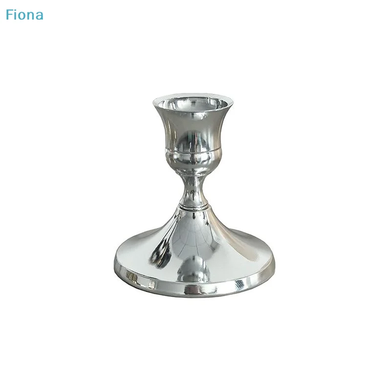 ☭2Pcs Taper Candle Holders,Elegant Metal Candlestick Holders for WeddingDinner,Party,Home Decor,Fits Standard Taper Candles