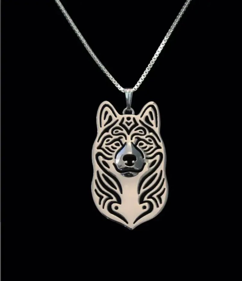 Handmade American Akita Necklace