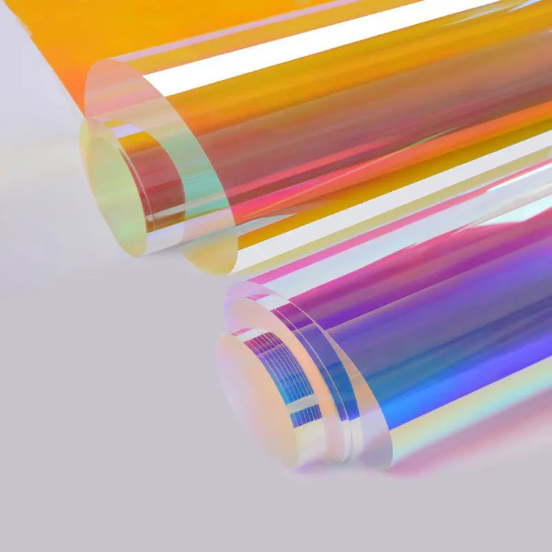 Regenbogen farbwechsel nde Glas folie, Glas folie mit Wärmedämmung, UV-Schutz, Sonnenschutz und explosions geschützte Effekte