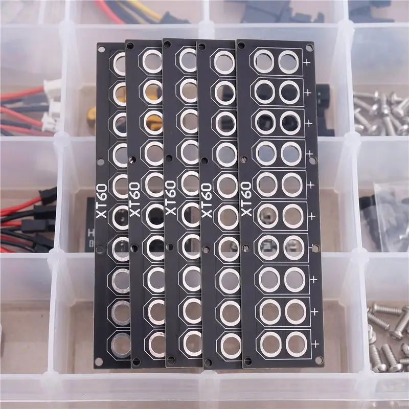 B50B-For XT60 Parallel Charging Plate 10-Port PCB Welding Board For FPV Drone