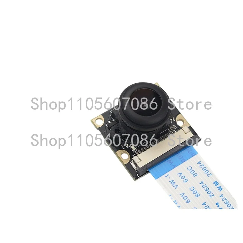 Suitable for Raspberry Pi 4B3B + Camera Module 5 Million Pixel 130 ° Adjustable Focus Support Infrared Fill Light