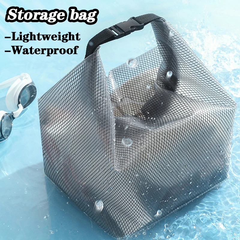 【Beautiful】Waterproof Swimming Bag Large Capacity Portable Swimsuit Bag Transparent  Shoulder Storage Bag