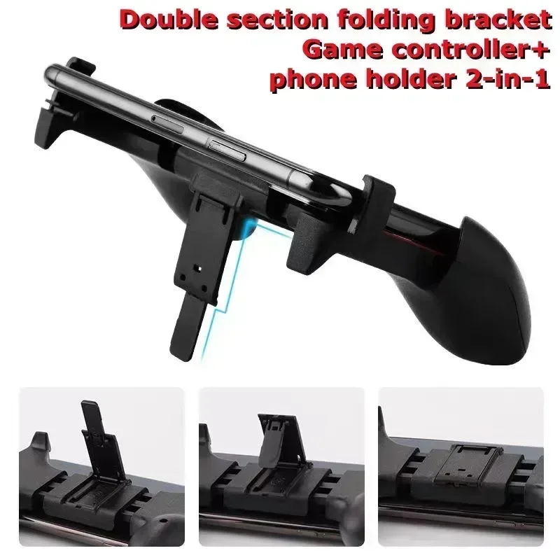 S-01 وحدة تحكم ألعاب الهاتف المحمول لـ PUBG Aim Shooting Gamepad عصا التحكم لهاتف IPhone Xiaomi Shooter Game Grip Aux Button مقبض