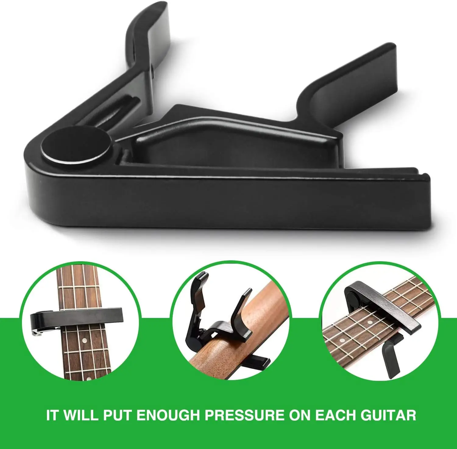 41 Inch Acoustic Guitar Bag Padding Resistant Dual Adjustable Shoulder Strap Guitar Case With Guitar Capo and 5 Guitar Picks