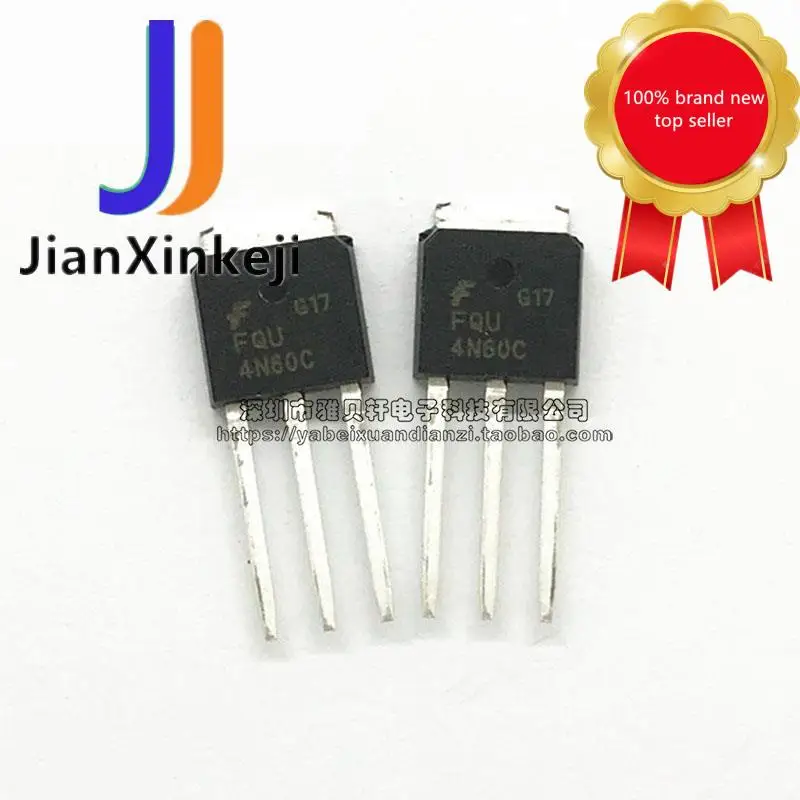 

20pcs 100% orginal new FQU4N60C 4N60 N channel field effect MOS tube 4A600V plug-in TO-251 in stock