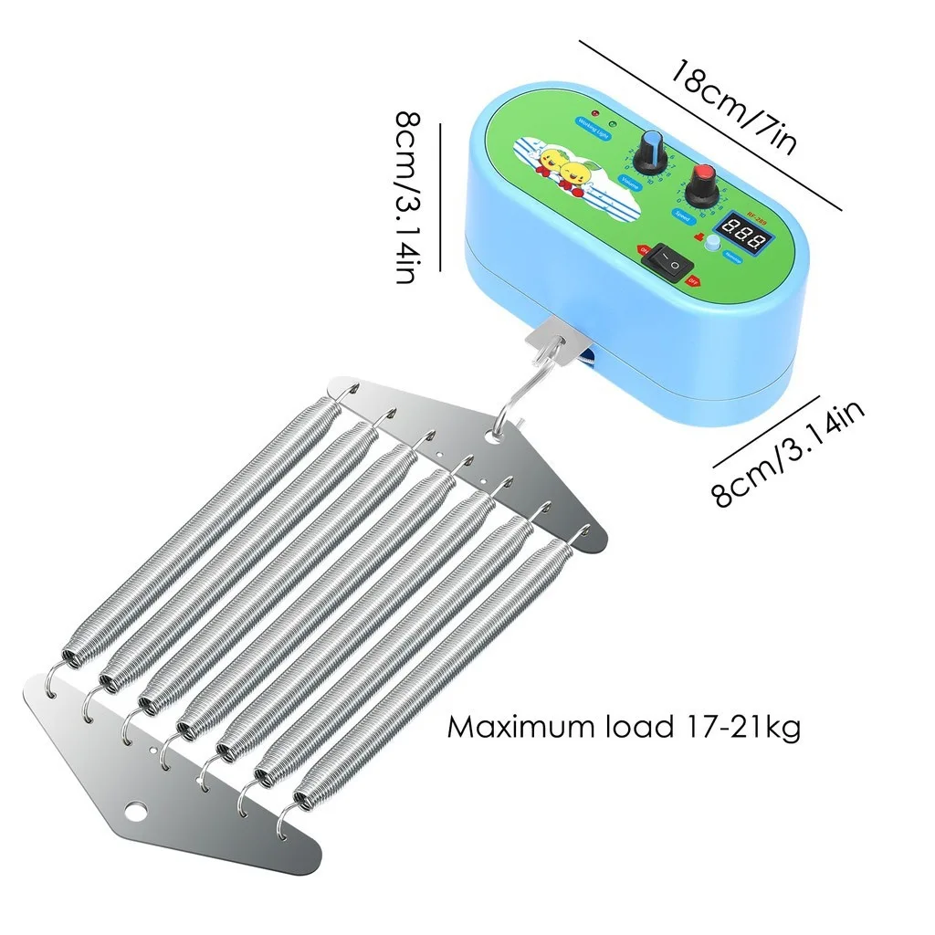 Electric Automatic Swing Baby Hammock Cradle With Stand, Breathable Mesh Infant Sleeping Bed Rocker Sleeper with Cushion