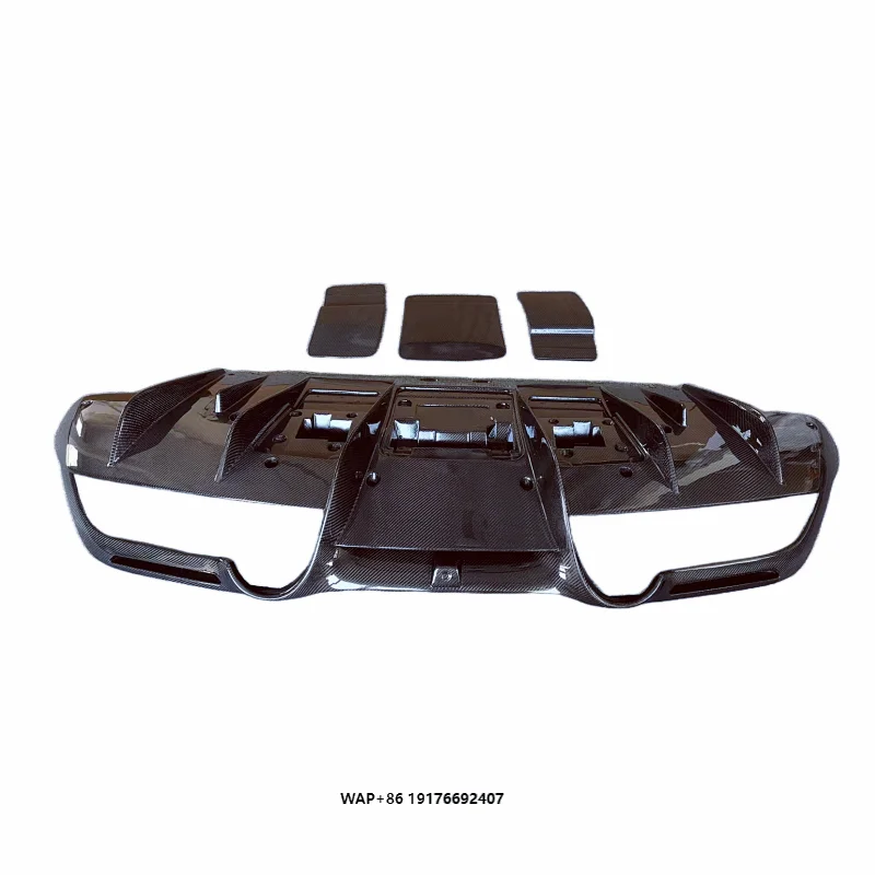 

For 2021 FORFerrari F8 Tributo SpiderN Style Carbon Fiber Rear Bumper Diffuser Body Kit