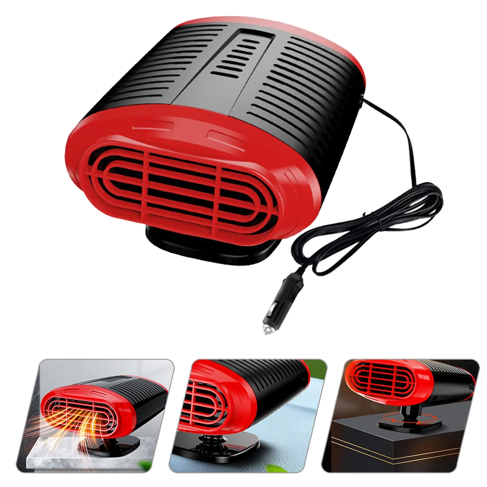 

Car Heater Premium ABS Rubber Copper Portable Fan Vehicle Defroster Adjustable Winter Long Driving Support Windshield Defogger