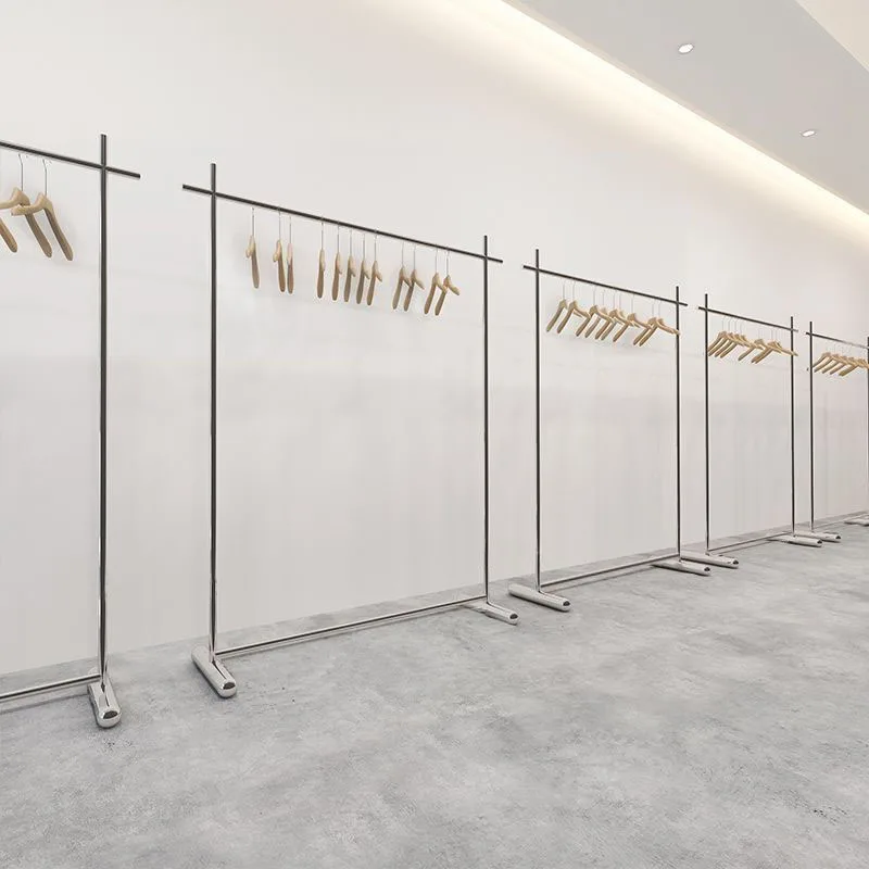 custom.Women's Clothing Showcase Simple Props Stainless Steel Nakajima Hanger Display Rack Store Use