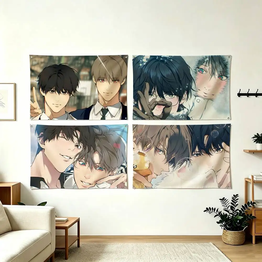L-Lost in the Cloud BL Webtoon  Flag Suitable For Party Club Outdoor Interior Wall Decoration Banner Fans Gift
