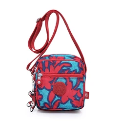 Borsa a tracolla a tracolla per uomo donna impermeabile di alta qualità Mini borsa a tracolla per telefono leggera blu nero rosso viola M0941