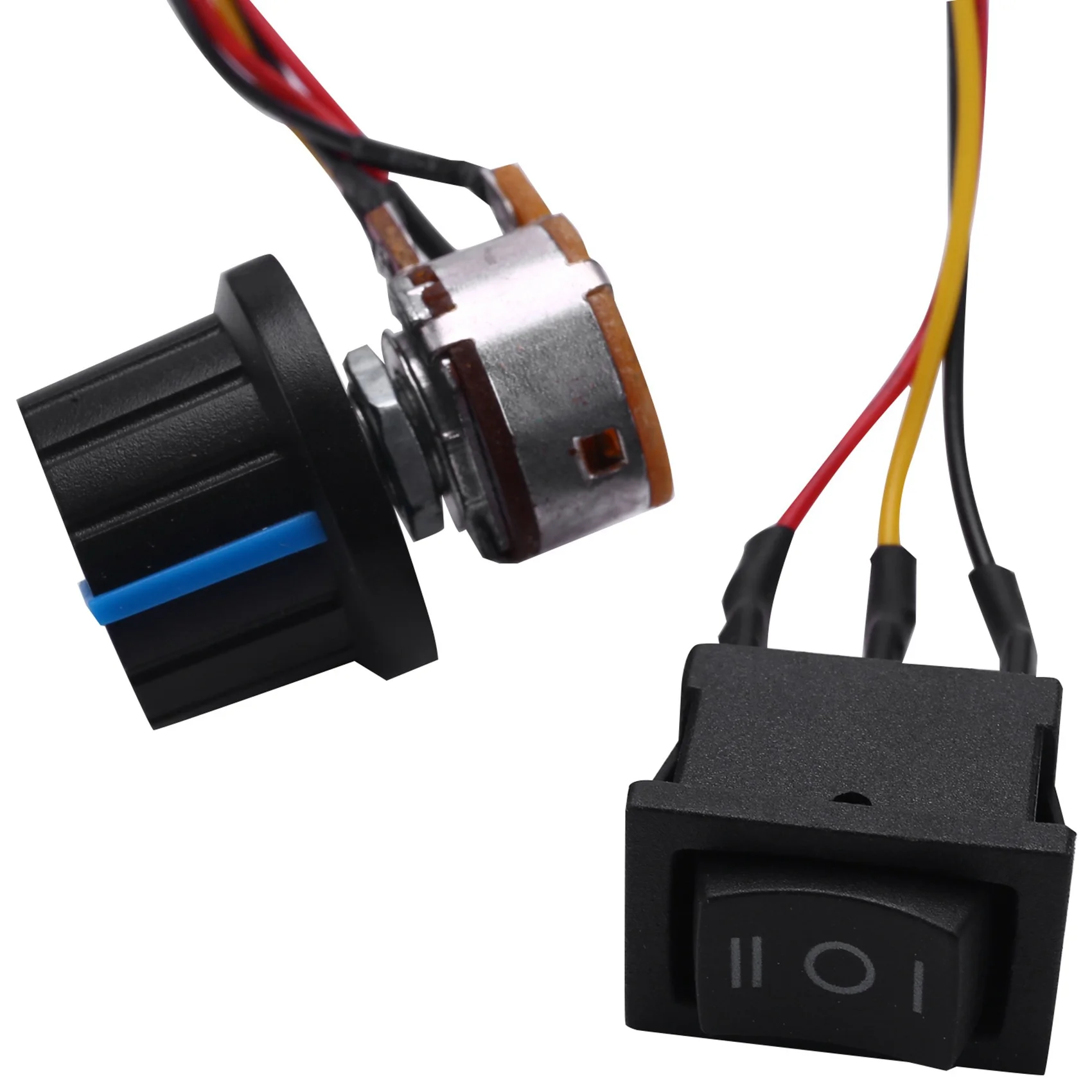 

ABWR-5X DC 10-55V 12V 24V 36V 48V 55V 100A Motor Speed Controller PWM HHO RC Reverse Control Switch With LED Display
