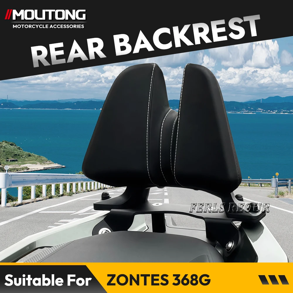 

Fit For ZONTES 368G Motorcycle Accessories Passenger Seat Rear Backrest Kit Motorcycle Passenger Back Seat Rest Pad