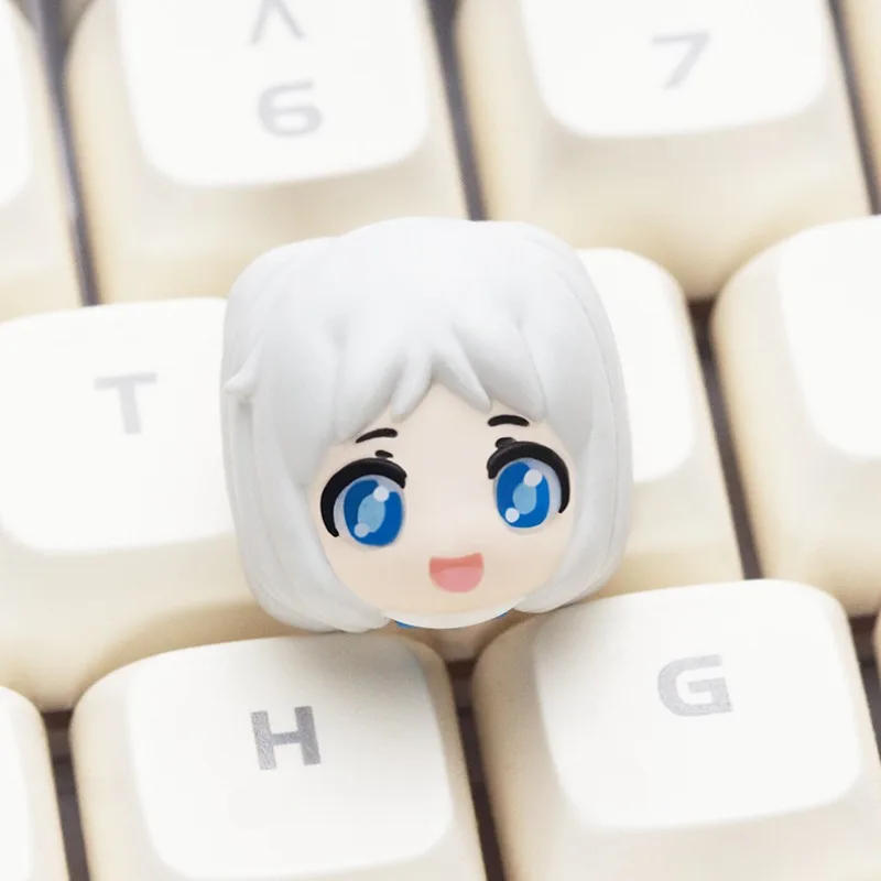 

Menma Key Cap 3D Resin Anime Keycaps MX Switch Handmade Cute Keycaps for Mechanical Keyboard Accessories Gift Artisan Keycap