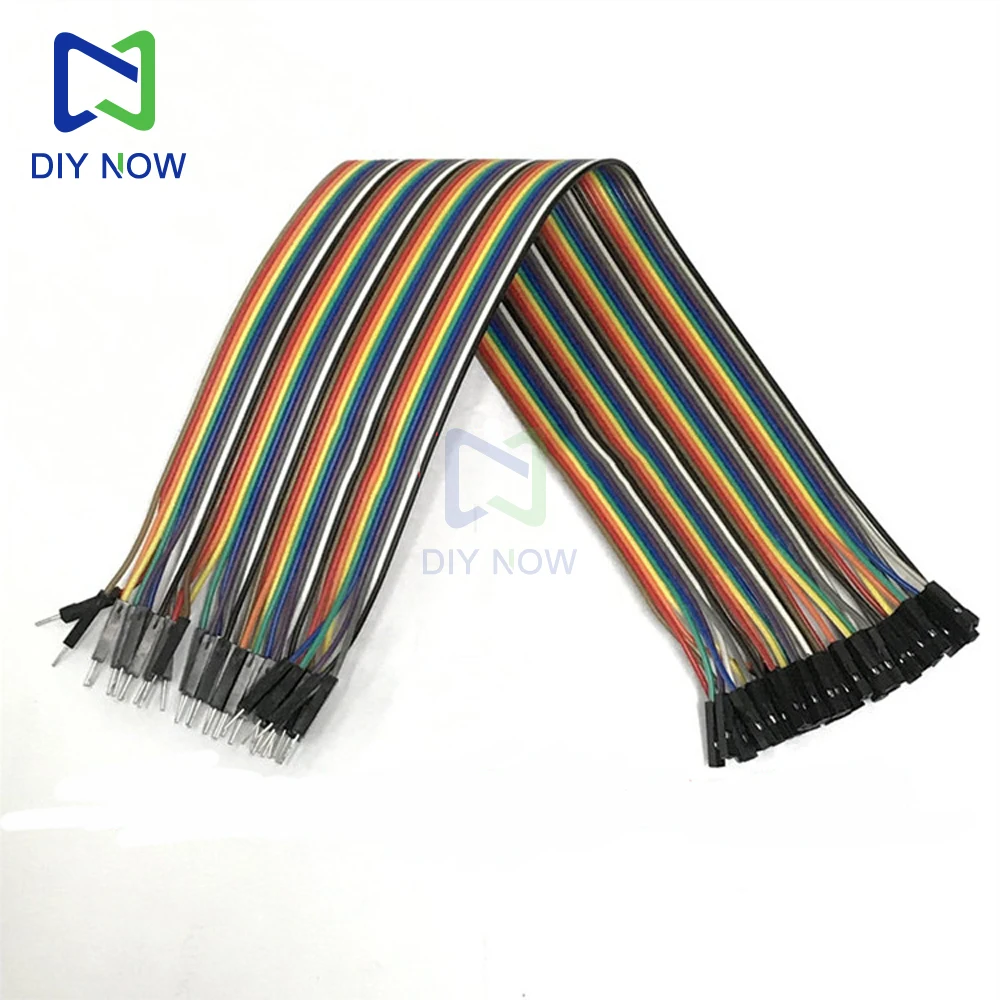Línea Dupont de 40 pines, 10/15/20/30CM macho a macho + macho a hembra y hembra a Cable Dupont para electrónica Arduino
