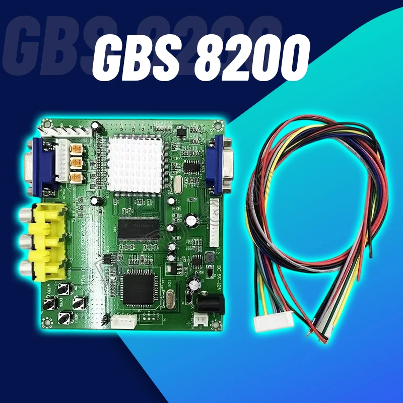 GBS 8200 HDMI Arcade Game Video Converter RGB/CGA/EGA/YUV to Dual VGA HD Video Output Board for Arcade Machine Retro Gaming