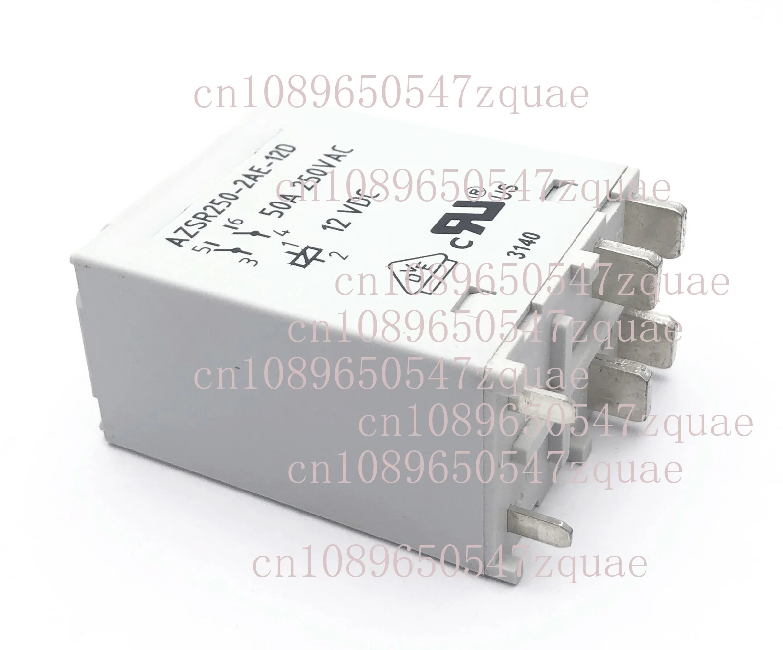 1Pce for ZETTLER AZSR250-2AE-12D 12VDC Power Relay 50A 250VAC 6pins