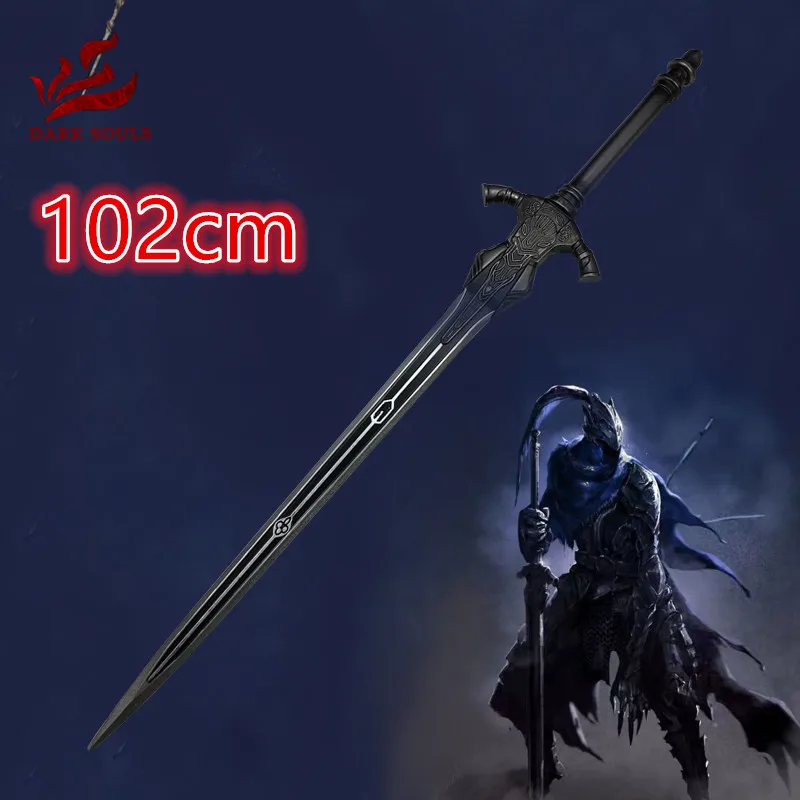 Cosplay Dark Souls Sword Artorias Sword Weapon Sword Role Playing The Abysswalker 1:1 Halloween Model Safety PU Gift Toy 102cm