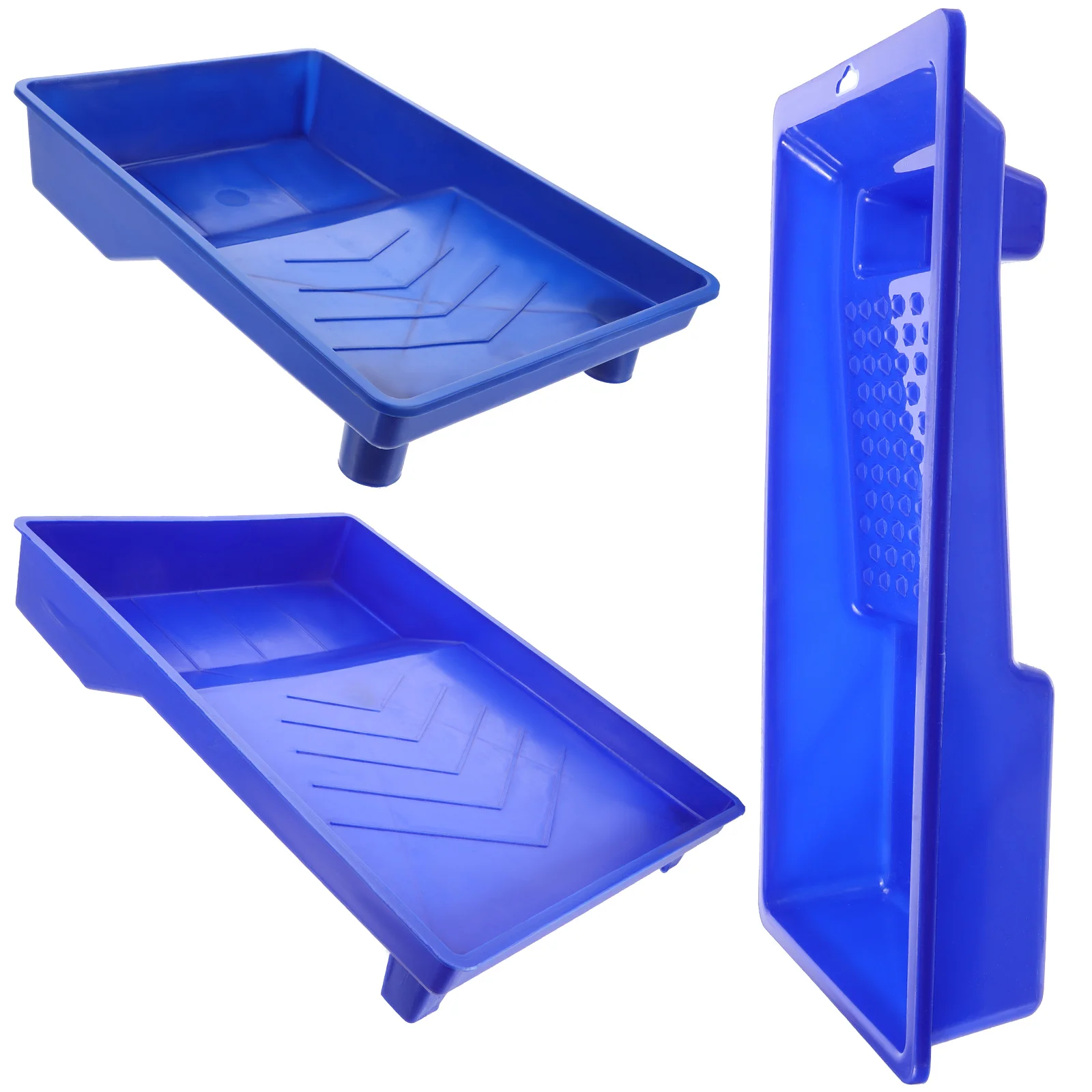 

3Pcs Large Capacity Plastic Paint Mixing Trays Wall Paint Colors Mixing Tool for Artists Students Decoration Plastic Tray