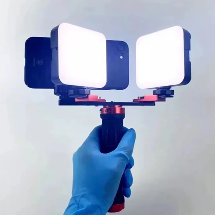 

Laboratory Multi Functional Portable Fill Light Photography Light and Mobile Phone Holder