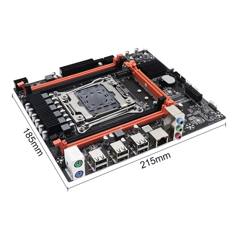 Scheda madre desktop X99E Dual Channel Supporta 4XDDR4 RECC RAM PCIE X16 Nvme Gigabit Scheda LAN Scheda madre del computer