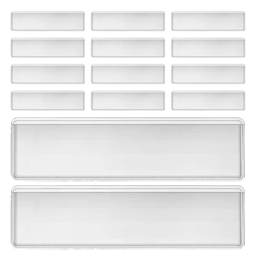 

Transparent Label Bag Card Plastic Sleeve Adhesive Pockets for Planners File Folder Tab