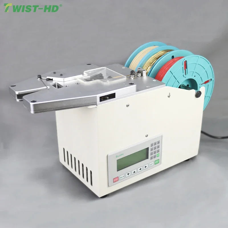 New Design Twist Tie Machine Tying Spool Winding Tie Reel Machine for Lollipop Bakery Bread Candy Sweet Cake Packaging