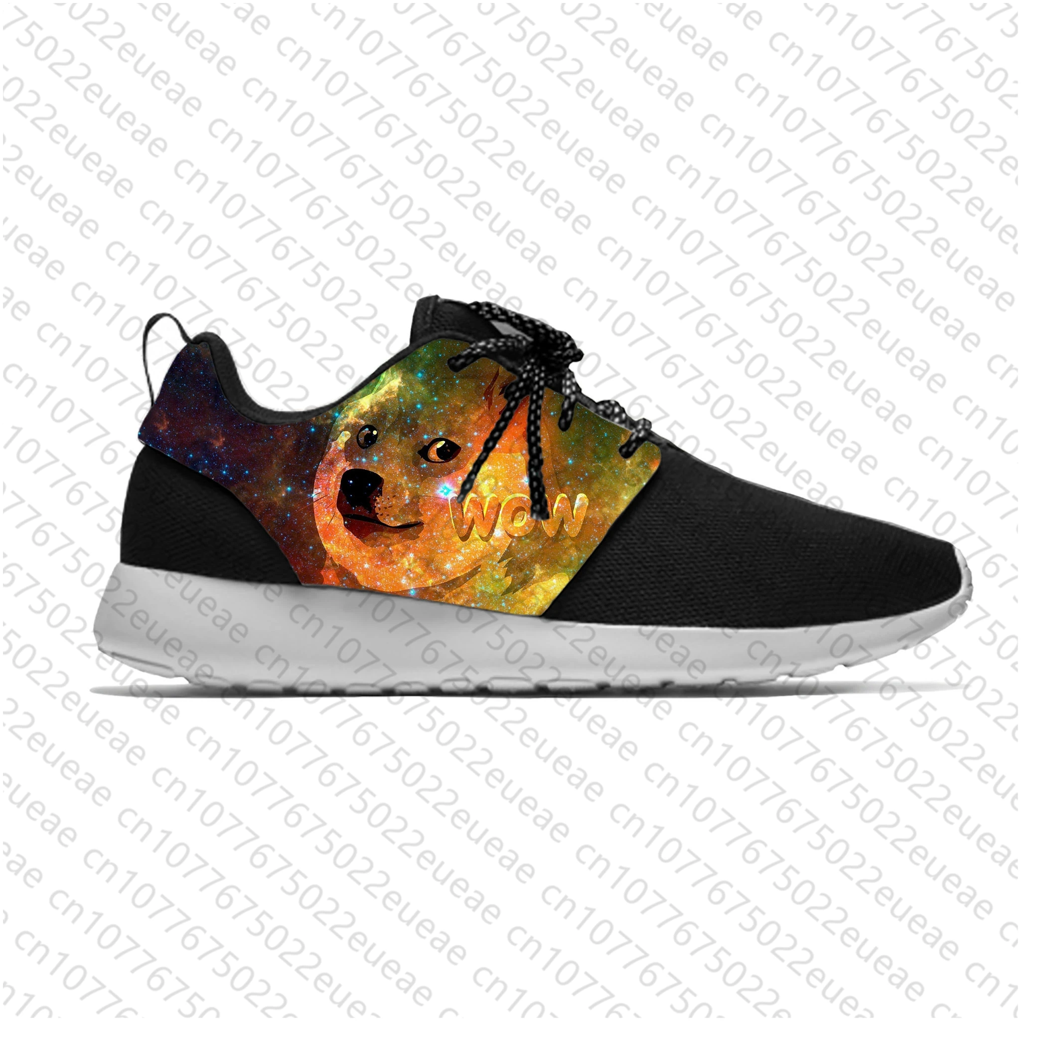 Dogecoin Dog Doge Coin Cryptocurrency Cool Fashion Sport Running Shoes Casual Breathable Lightweight 3D Print Men Women Sneakers