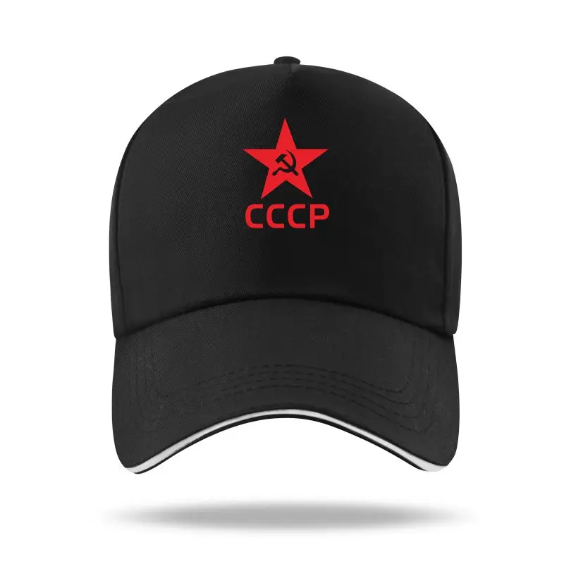 

Former Soviet CCCP Sickle Duck Tongue Hat Summer Russia Unisex Sunscreen Red Sun topee USSR Classic Trend Baseball Cap