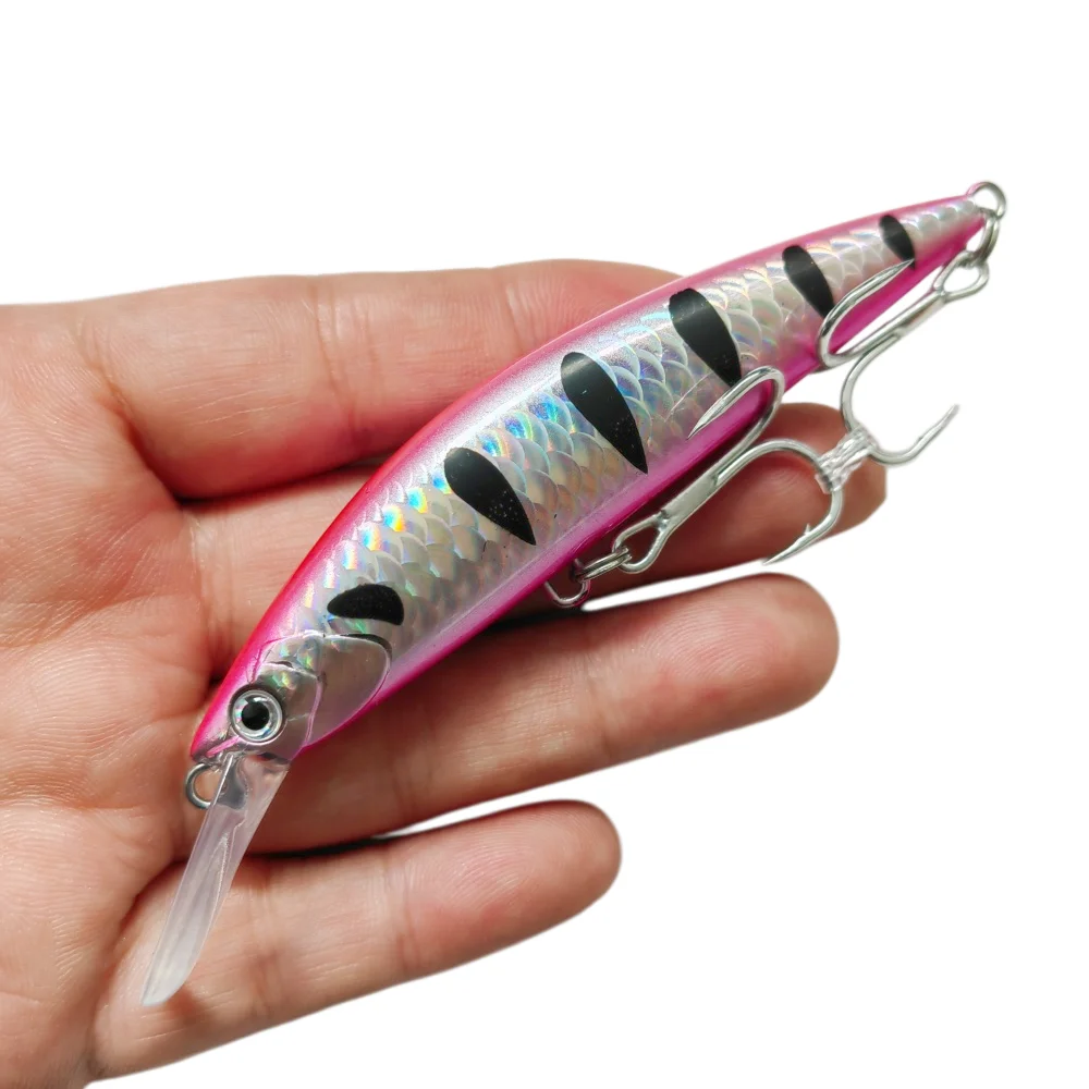 MUKUN Forellen-Angelköder, sinkender Jerkbait, 110 mm, 30 g, Artist Minnow, Meeresangelköder, Twitch-Hardbait für Barsch – Detail 3