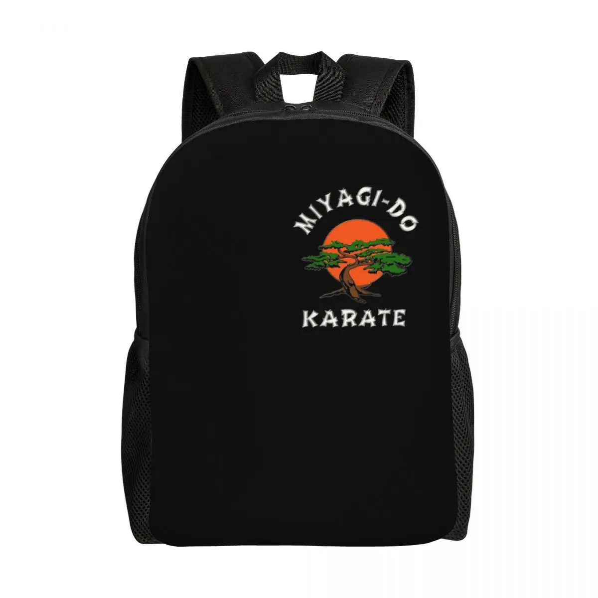 

Miyagi Dojo Karate Kid Backpacks for Women Men School College Students Bookbag Fits 15 Inch Laptop Cobra Kai Anime Manga Bags