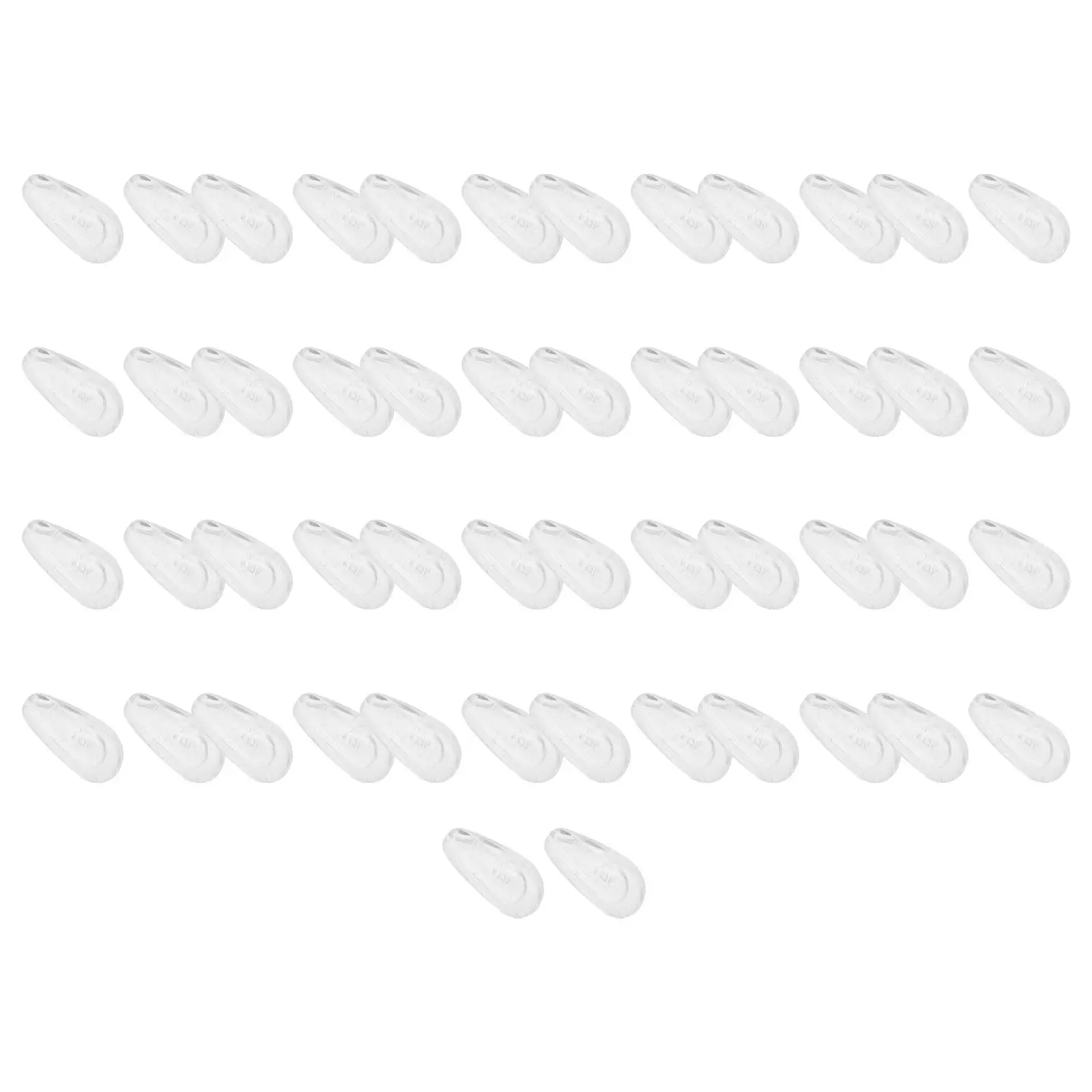 

25 Pairs Air Chamber Nose Pads High-End Silicone Glasses Nose Pads Anti-Slip Non-Irritant Eyeglass Accessories for Frames