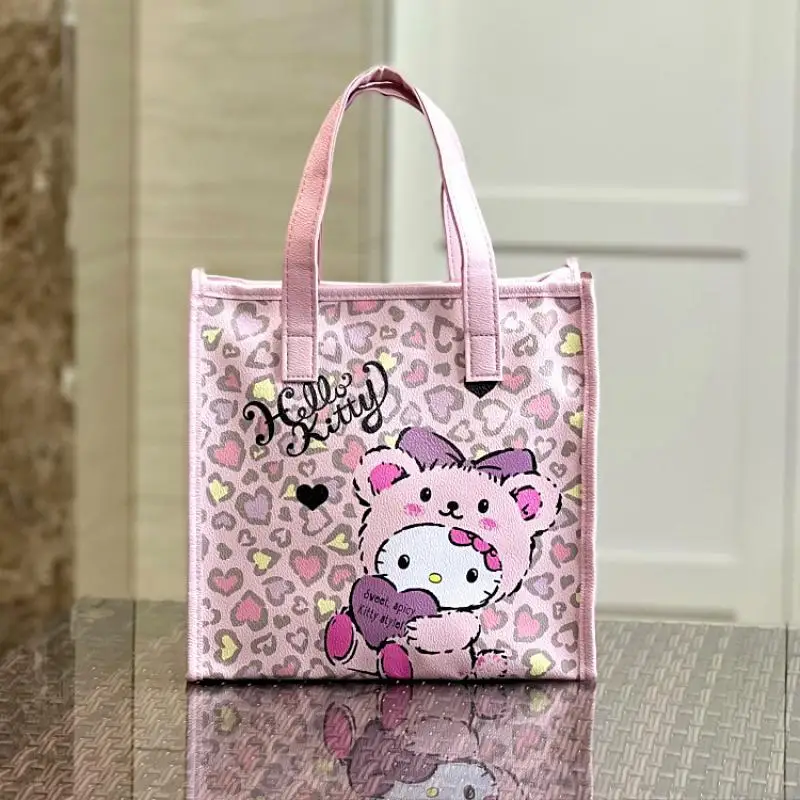 Przenośna kosmetyczka Hellokittys Sanrios Kawaii Cartoon śliczna przenośna kosmetyczka dziewczyna do przechowywania dojazdy pudełko na drugie