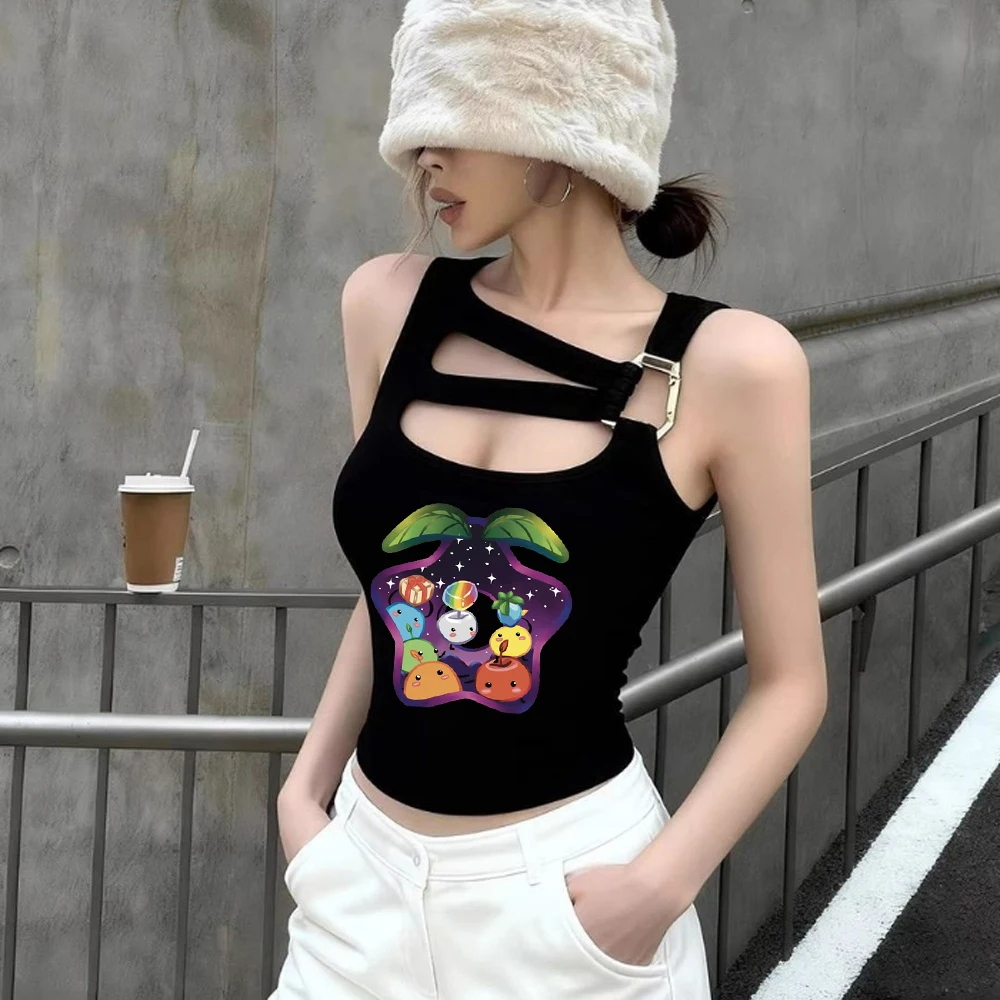 Stardew Valley crop top female japanese vintage clearance sales streetwear grunge t-shirt 2000s graphic summer view 2