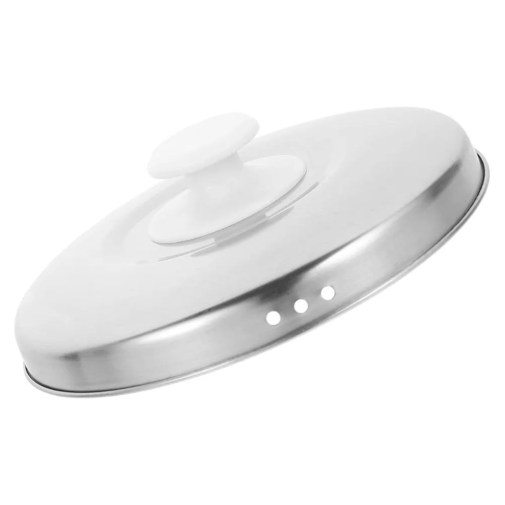 

Rice Cooker 4L Stainless Rice Cooker Reusable Lid Steel Cover Reusable Metal Pot Replacement Kitchen Supplies Universal Pan Lid