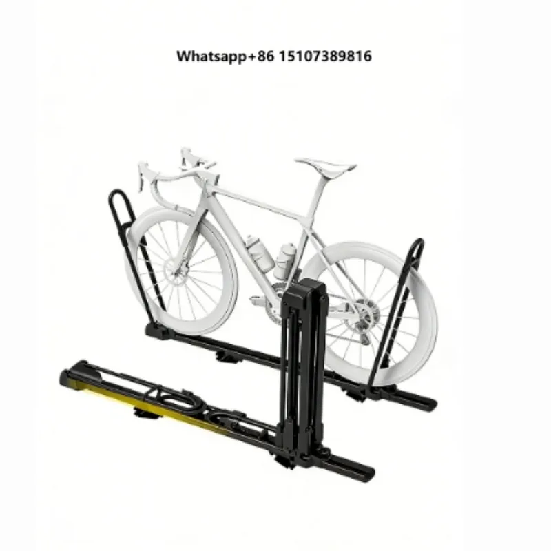 Aluminum Alloy Car Roof Bike Rack for Outdoor Camping  Leisure | Dual Wheel Set | Auto Accessories