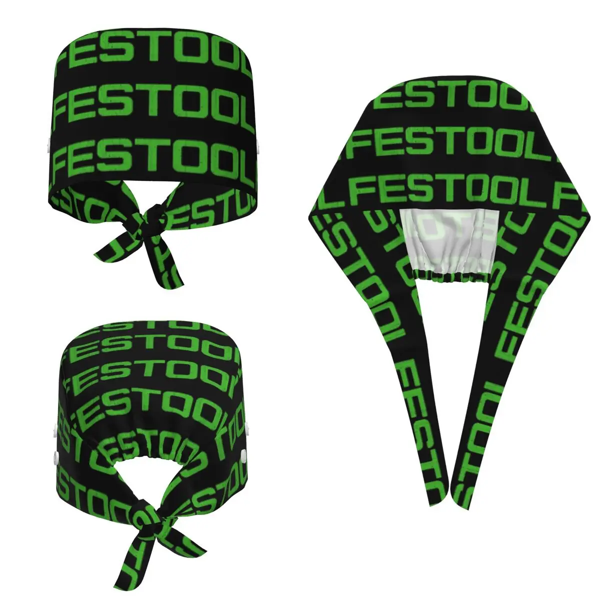 Festool Powertool Scrub Hat Doctor Working Surgical Cap Men Women Adjustable Nursing Caps for Dentist