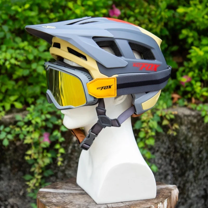 

BATFOX 2025 MTB шлем Speedframe Pro, горный велосипедный шлем, отлично подходит, легкие велосипедные шлемы с очками для взрослых и мужчин